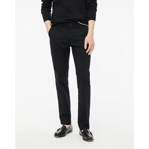 NWOT J.Crew Factory Men's Straight-Fit Flex Chino Pants In Black Size 30/30